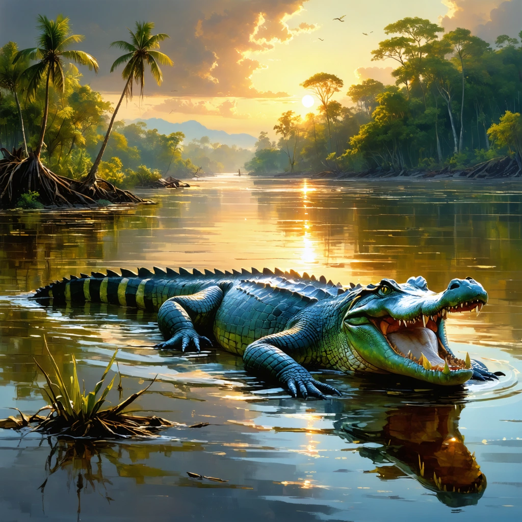 Crocodile: Buaya’s Wild Majesty: Buaya’s fierce presence drives conservation and cultural lore.
