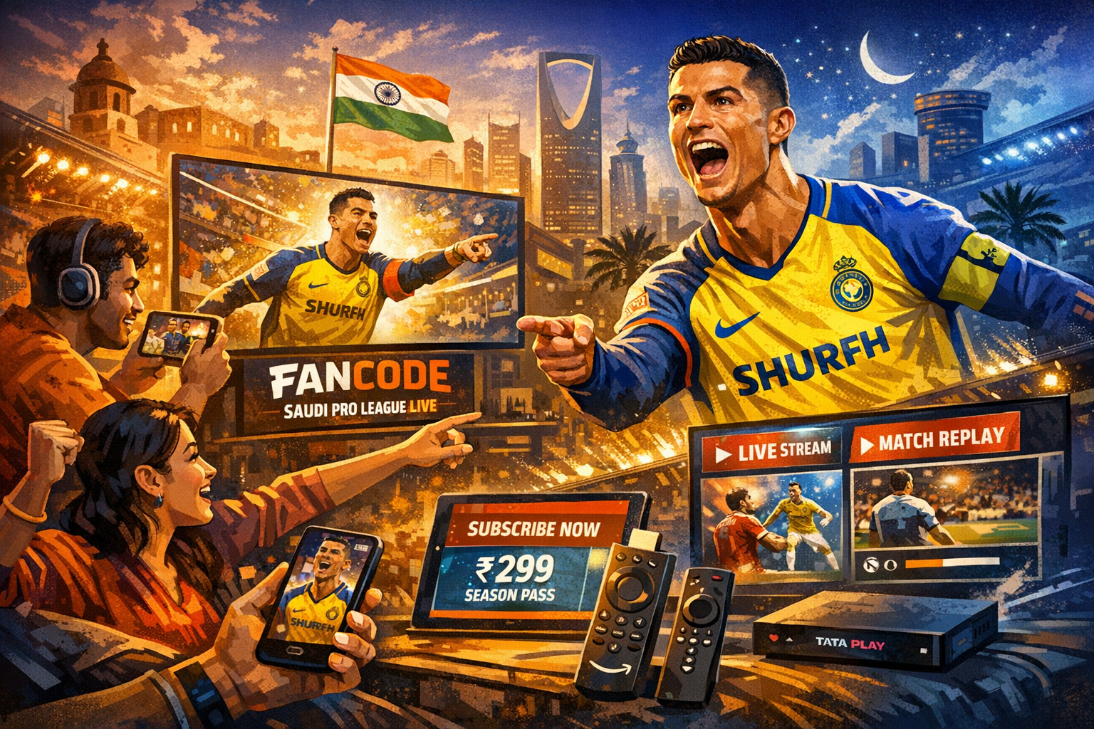 FanCode Secures Saudi Pro League Rights, Reshaping How India Watches CR7
